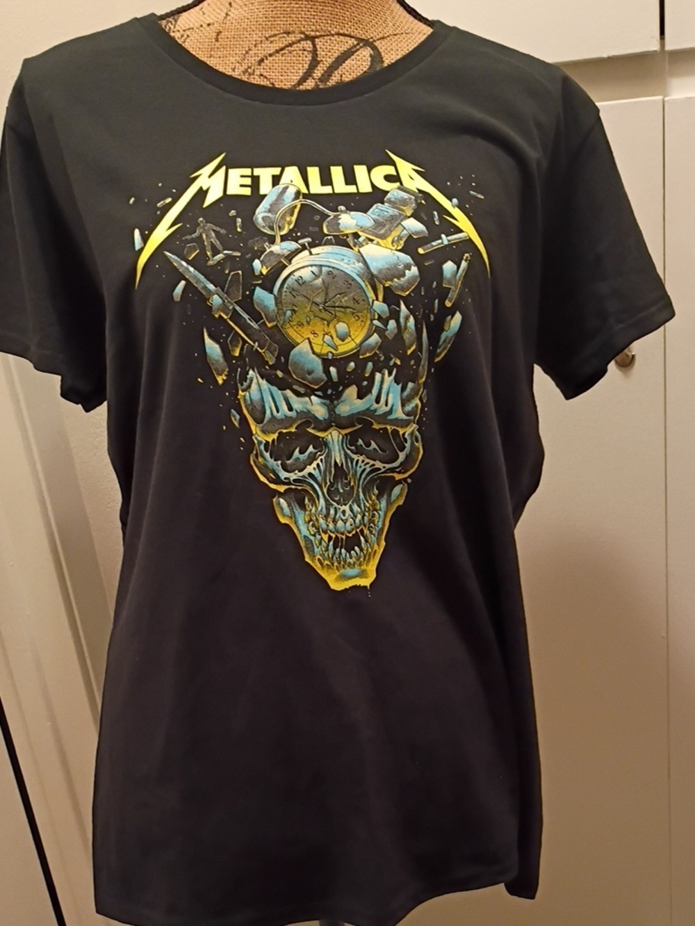 Metallica 72 Tour Shirt Black Women's Size XL New Never Worn